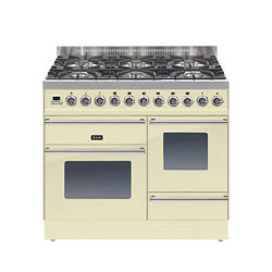 ILVE Roma PTW1006E3 Dual Fuel Freestanding Range Cooker Cream